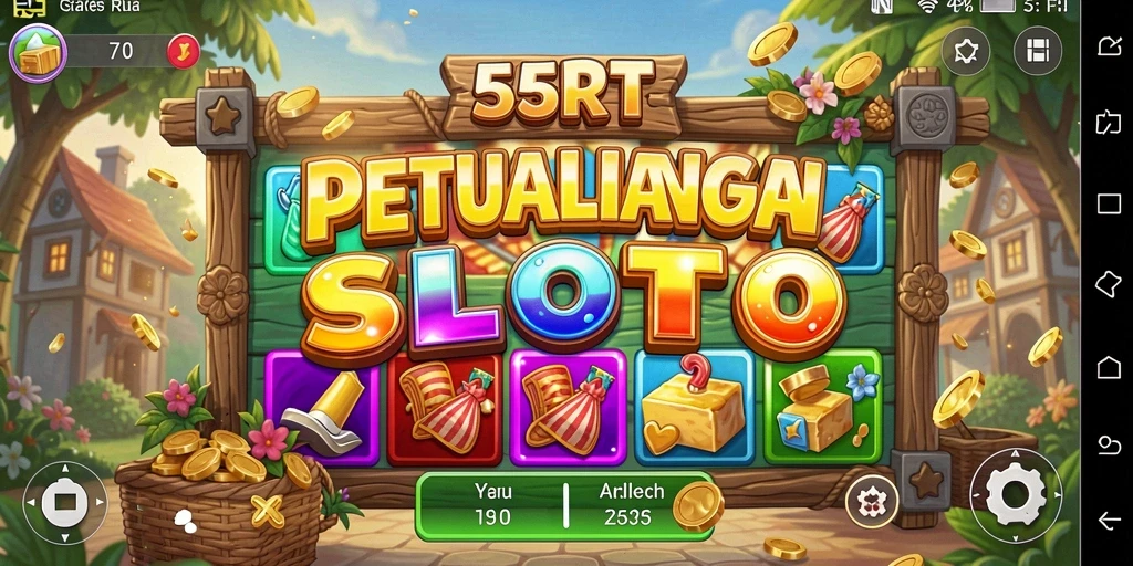 Screenshot gameplay 55RT menunjukkan aksi seru dan peluang menang di Slot.
