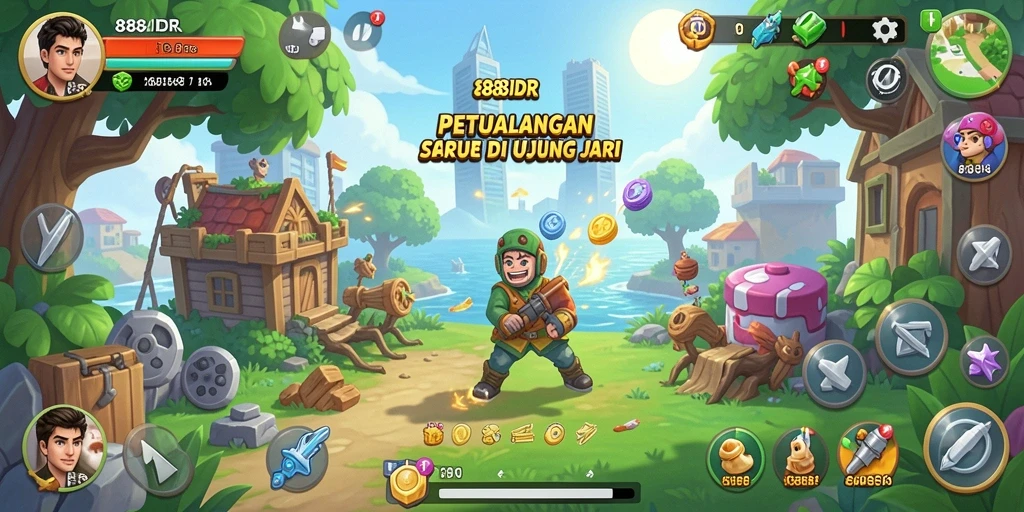 Gameplay seru dengan tantangan menakjubkan di 888IDR.