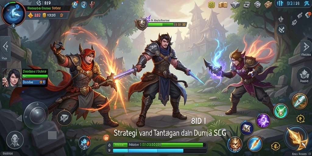 Gameplay SLG yang menegangkan dengan strategi mendalam.