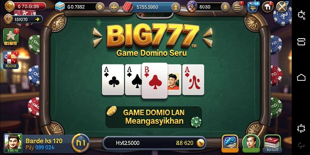 Gameplay seru BIG777 dengan interaksi langsung antar pemain.
