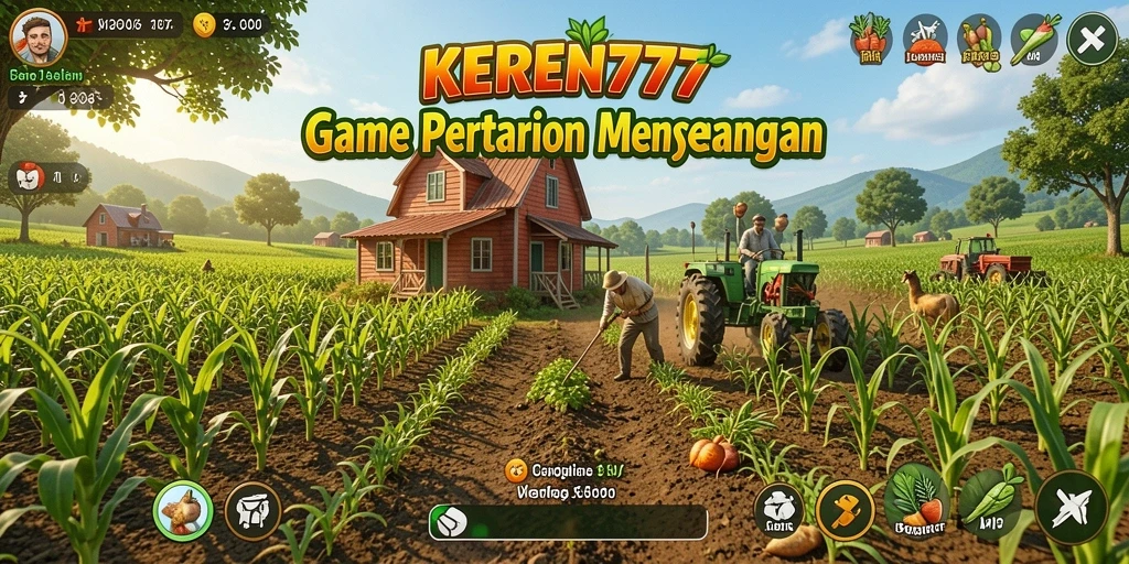 Gameplay seru dan interaktif dalam KEREN777, nikmati bertani!