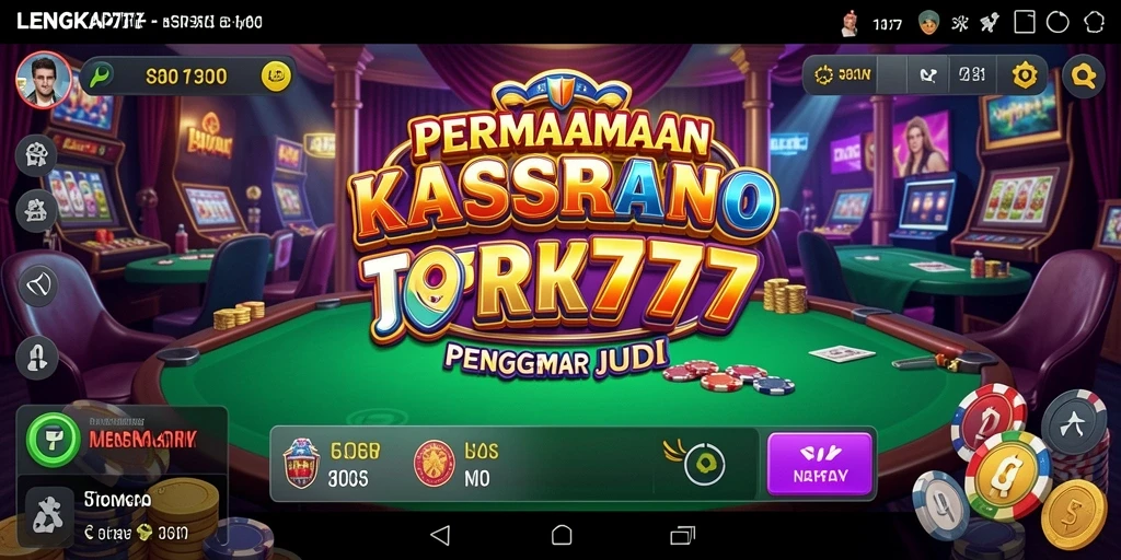 Screenshot utama LENGKAP777 menampilkan gameplay Kasino yang seru dan interaktif.