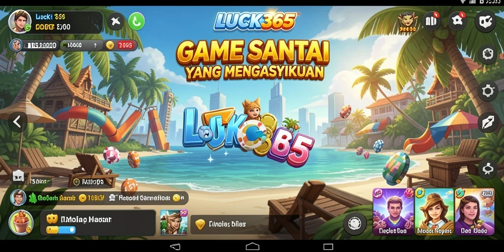 Menampilkan gameplay seru dan grafis yang menarik di LUCK365.