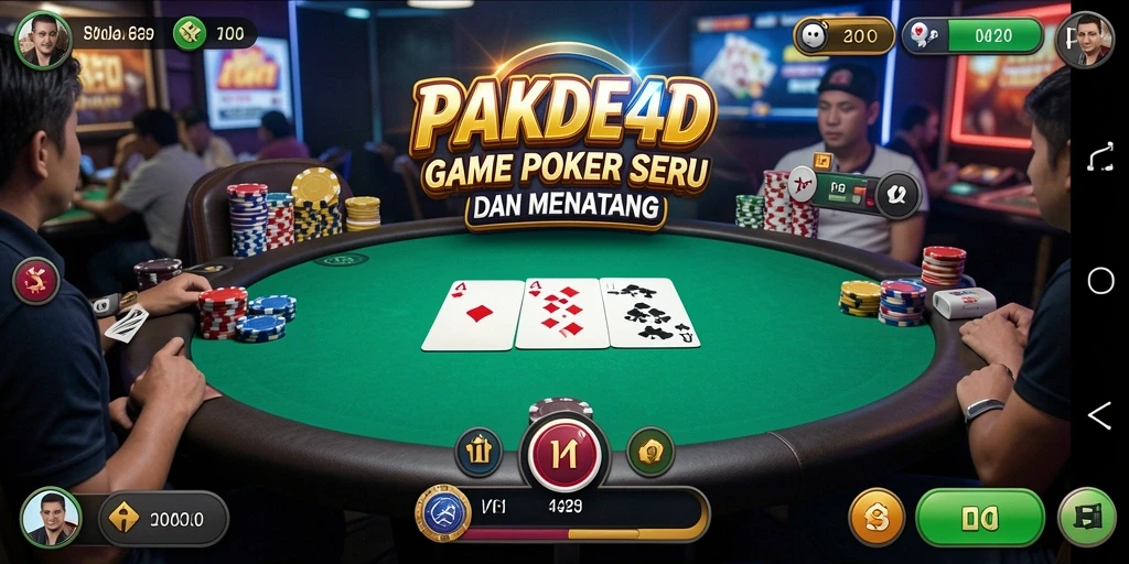 Tampilan gameplay seru dan interaktif di PAKDE4D.