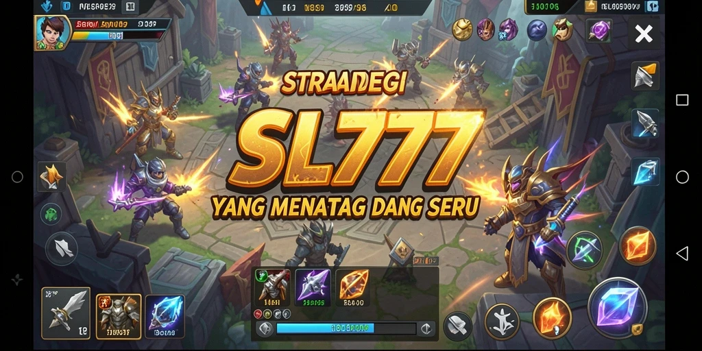 Screenshot gameplay SL777 menampilkan pertempuran yang strategis dan mendebarkan.