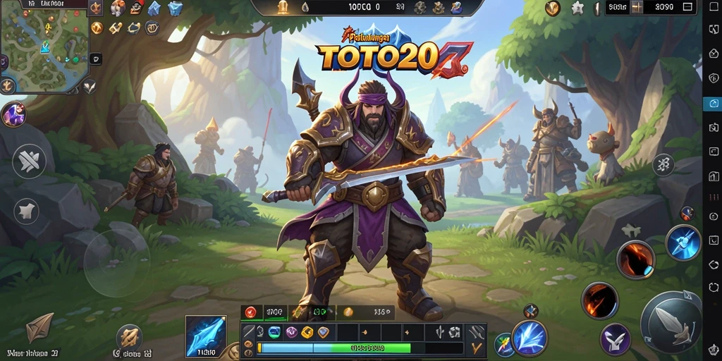 Tampilan gameplay TOTO20 yang mendebarkan dalam dunia MMORPG.