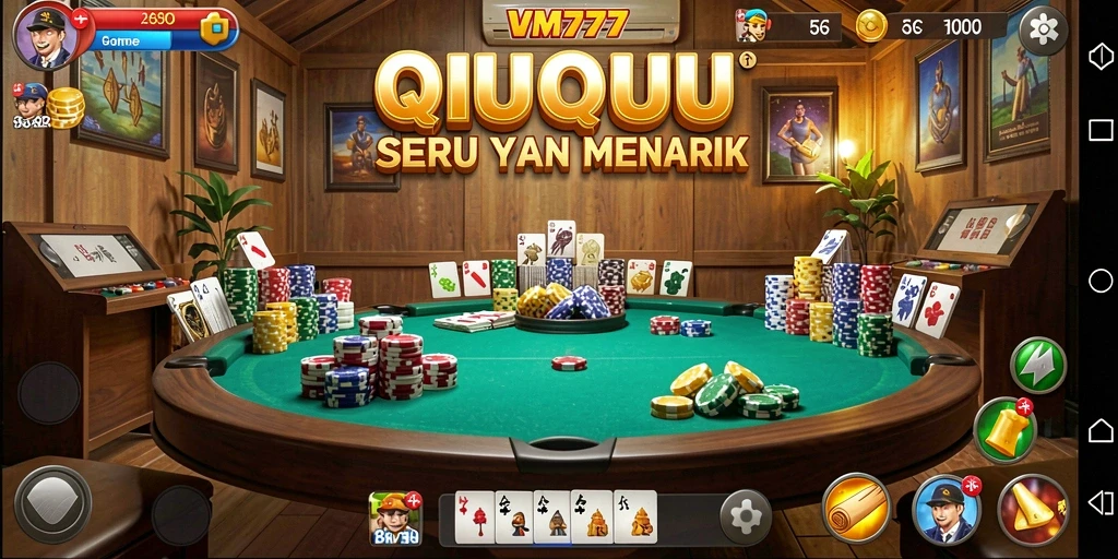 Gameplay seru dalam QiuQiu di VM777.
